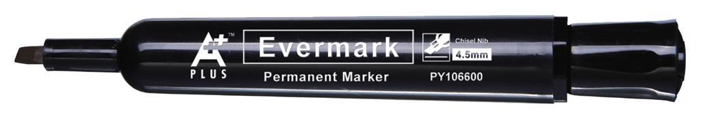 A PLUS Permanentni marker EVERMARK, črn